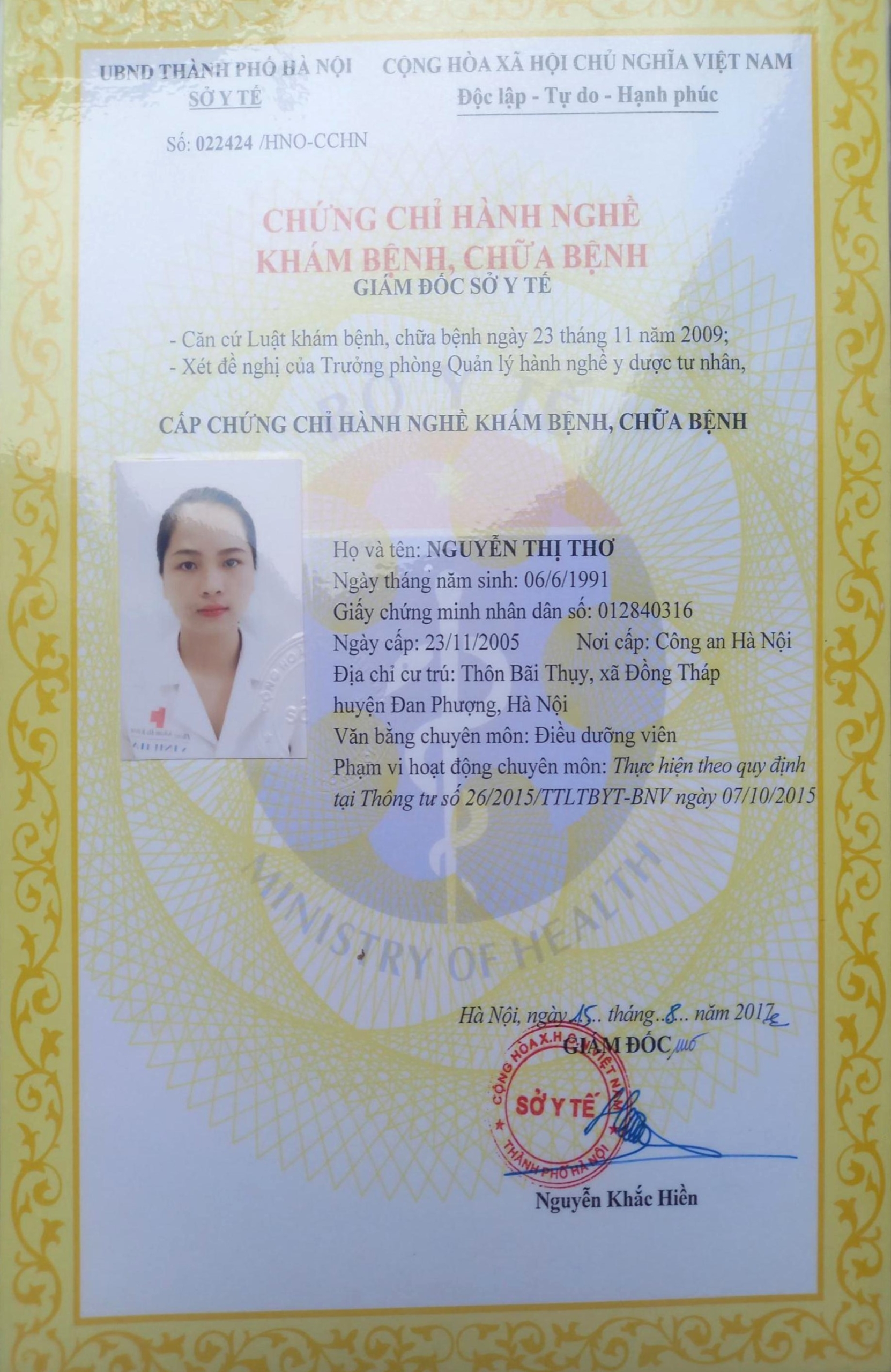 Giấy phép chính quy 13 dieu duong tho anh scaled